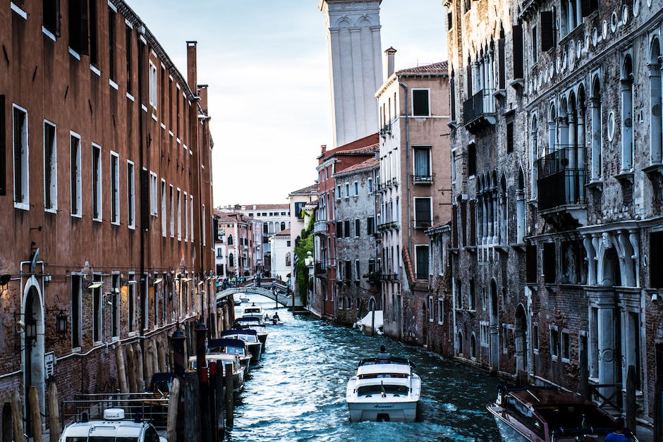  Wassertiefe in Venedig