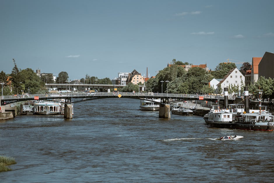 Donau in Regensburg Tiefe